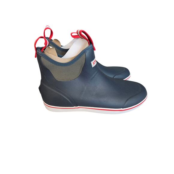 Xtratuf Ankle Deck Boots Navy/Red/White size 9 main image 5